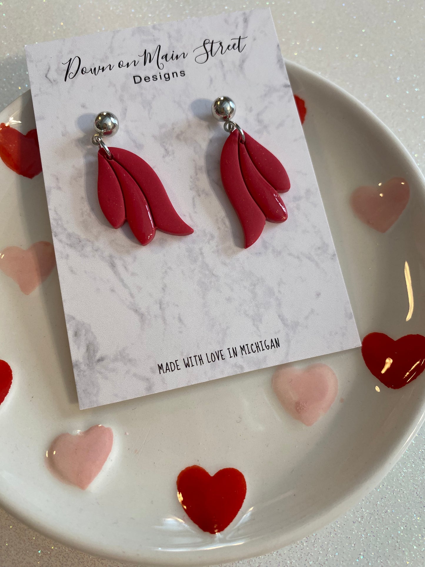 Angels wings, light red