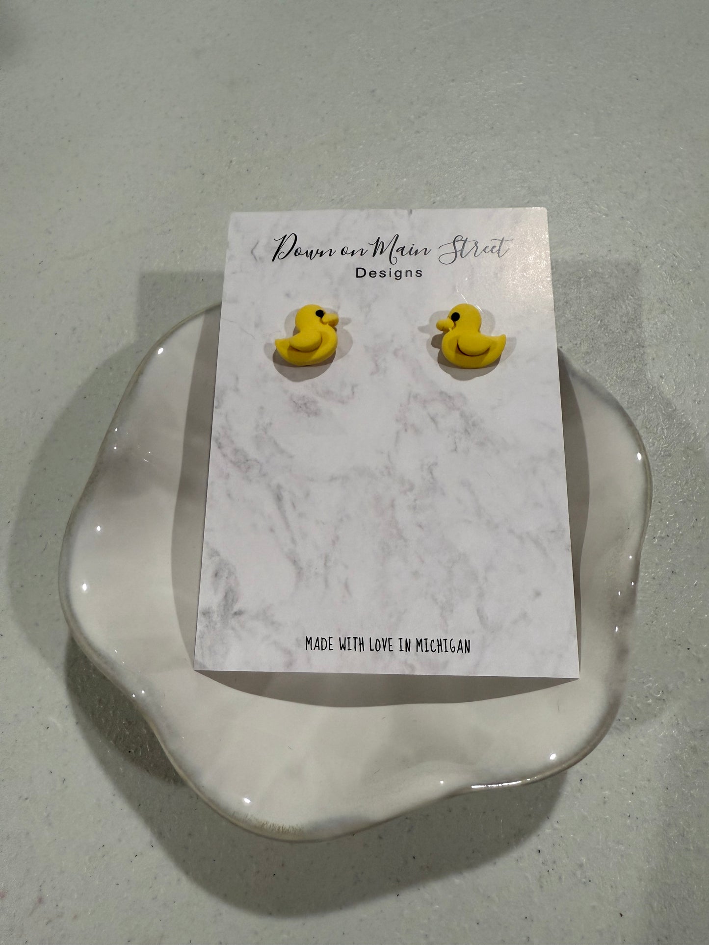 Rubber ducky studs